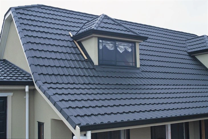 Blue Color Stone Coated Metal Roof Tiles