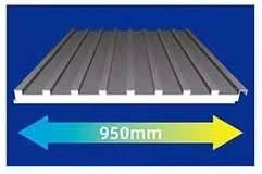 Modern Insulated Roofing Panel For Sun Room Heavy Duty Metal Sheeting Roof Board Aluminum Cladding Sheets For Construction suppliers